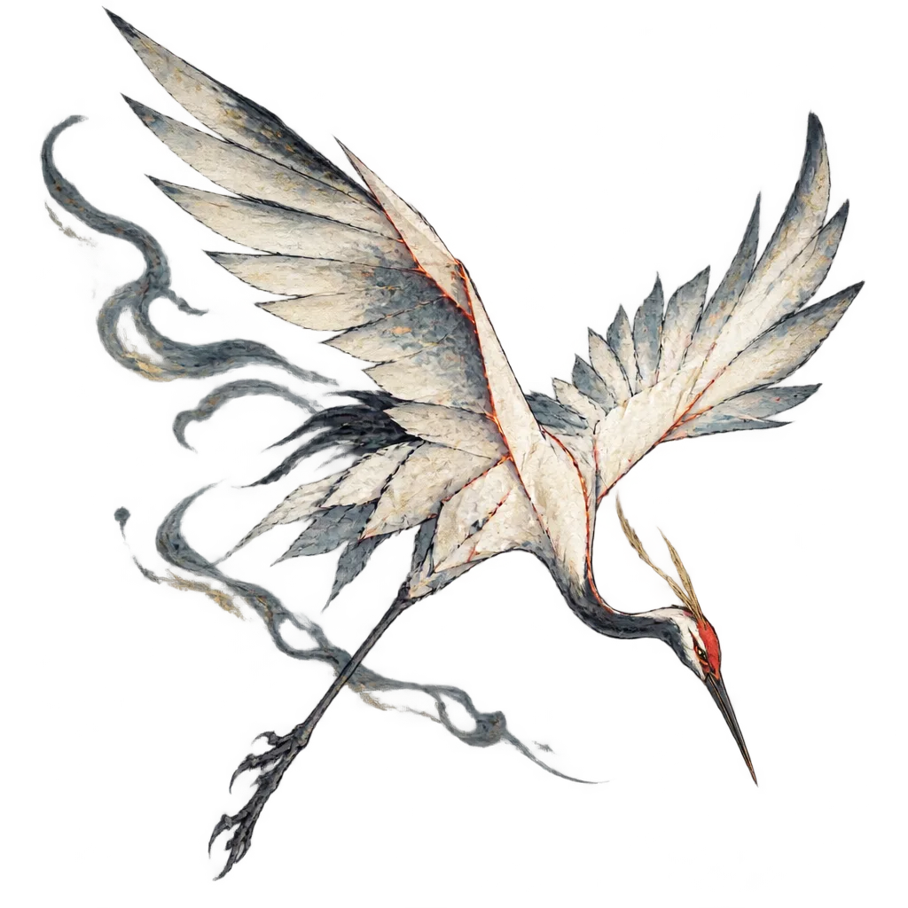 Paper crane spirit